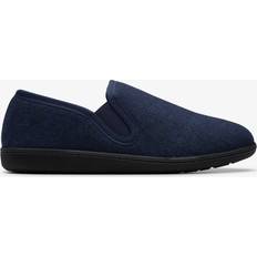 Clarks Slippers Clarks King Ease Standard Fit Interest Slippers - Blue