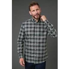 Orange Shirts Tom's of Maine Brushed Check Long Sleeve Shirt - Orange