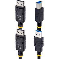 StarTech DisplayPort 1.2/USB A 3.2 Gen1 - DisplayPort 1.2/USB B 3.2 Gen1 M-M 3m