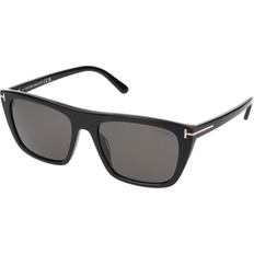 Tom Ford Dame Solbriller Tom Ford FT1175 Aslan 01A 56mm Acetat Solbriller - Shiny Black