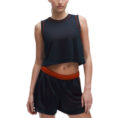 Lululemon Double Layered Mesh Reversible Tank Top - True Navy/Autumn Rust