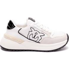 Mesh Leather Sneakers Love Birds - Blanc/Noir
