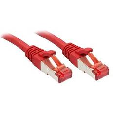 Lindy S/FTP Cat6 RJ45 - RJ45 M-M Red 3m