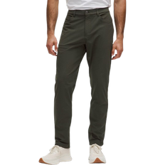 Herr Byxor Lululemon ABC Hose im Classic Fit 5 Taschen Warpstreme - Gator Green