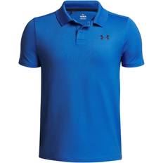Drenge - Polyester Polotrøjer Under Armour Ua Matchplay Polo Shirt - Blue Atlantis/Midnight Navy