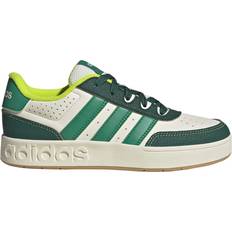 adidas Junior Breakbase - Off White/Collegiate Green/Court Green
