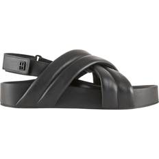 Plateau - Voksen Hjemmesko & Sandaler Högl Casual Åbne Flade Sandaler Læder - Sort