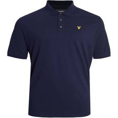 Lyle & Scott Cotton Polo Shirt Plus Size - Navy