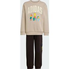 Beige - Drenge Tracksuits adidas The Simpsons Crew Tracksuit Children - Beige