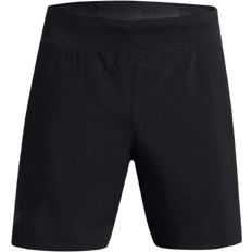 2 in 1 mens shorts Under Armour Men's UA Launch Elite 2-in-1 7'' Shorts - Black/Reflective