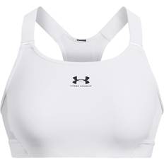 Under Armour HeatGear Armour High Women's Sports Bra - White/Jet Grey