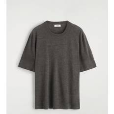 Cashmere T-shirts COS Fine Cashmere T-Shirt - Grey