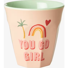 Rice Medium Coral Jungle Animals Mugg 25cl