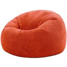 Orange Bean Bags ICON Kingston Jumbo Cord Classic Beanbag Bean Bag