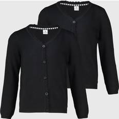 Tu Cardigans Tu Black Knitted Cardigans 2 Pack - Black