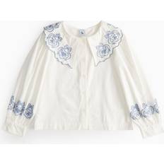 Tu Shirts Tu Embroidered Collar Shirt 6 Years - White
