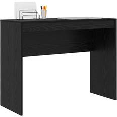 Ja (Elektrisk) - Trä Skrivbord vidaXL Svart Ek 100 x 40 x 76 cm Skrivbord
