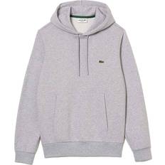 Lacoste Hooded Sweatshirt Hoodie - Lysegrå/Grøn/Knaldrød/Hvid