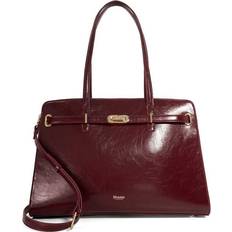Dune London Dune London Define tote bag in burgundy-Red
