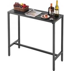 Ihopfällbar Barbord Utemöbler VEVOR Outdoor Bar Table Waterproof 39.4 x 15 in Outdoor Bar Table