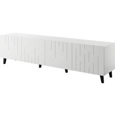RTV-skab BARI 200x42x52 Hvid Mat TV-bord