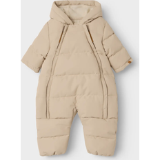 Name It Grå Flyverdragter Name It Lil' Atelier Flyverdragt Oxford Tan Fleecefoer Foldbare Fødder - Lil' Atelier