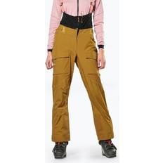 Dam - Gula Regnbyxor Salewa Sella Free 3L PTX Pants - Brown