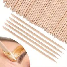 Wax Applicators & Wax Heaters Shein Wooden Small Eyebrow Wax Sticks