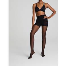 Spanx Bukser & Shorts Spanx Micro Fishnet Black Tights - Black