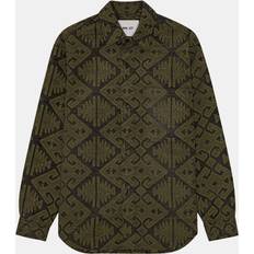 Adwin Printed Overshirt - Green Multi