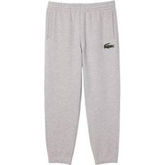 Lacoste Unisex Byxor & Shorts Lacoste Unisex Adult Organic Cotton Fleece Jogging Bottoms - Grey