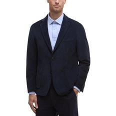 Barbour Men Blazers Barbour Wallington Single Breasted Cord Blazer - Navy