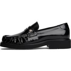 Mokkasiner Tommy Hilfiger TH Square Toe Abrasivato Loafer Kvinde - Black