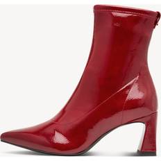 Lack Kängor & Boots Tamaris Sante Patent Ankle Boot - Red