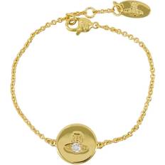 Vivienne Westwood Dam Armband Vivienne Westwood Guld Metallarmband Dam - Stiligt Design