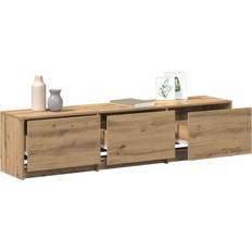 vidaXL TV-skab Artisan Egetræ 162.5 x 34 x 40 cm TV-bord