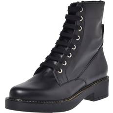 Knopper Snørestøvler Baldinini Leather Combat Boots Leather - Sort