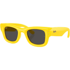 Ray-Ban Unisex RB4940 Wayfarer Puffer Solbriller Nylon Gul Sort Firkantet