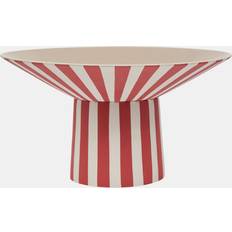 Rød Skåle OYOY Toppu Centerpiece Høj 17xØ30 cm Red Peach Skål 30cm