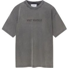Axel Arigato Distort Washed T-shirt - Steel Grey