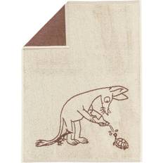 Moomin Arabia Mumin Gästhandduk Brun, Beige (70x50cm)