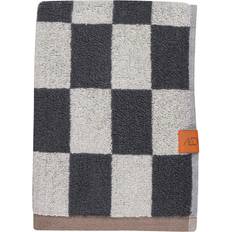 Rutiga Badlakan Mette Ditmer Retro Gästhandduk 40x55 cm 2-pack Grå Badlakan Grå (55x40cm)