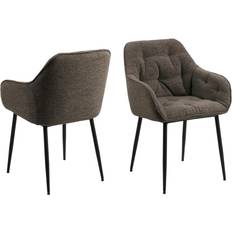 Grey Kitchen Chairs Act Nordic Brooke Taupe Kitchen Chair 2pcs