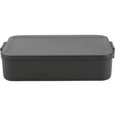 Säker för frys Matlådor Brabantia Make & Take Bento 2L, Dark Matlåda 2L