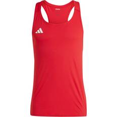 adidas Men Adizero Essentials Running Singlet - Team Power Red 2