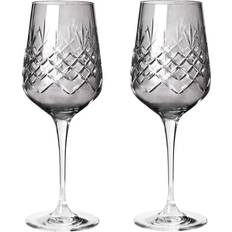 Frederik Bagger Crispy Madame Dark Grey White Wine Glass 35cl 2pcs
