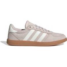 Rose Gold Trainers adidas Breaknet Sleek Suede Trainers - Pink/Wht/Gum
