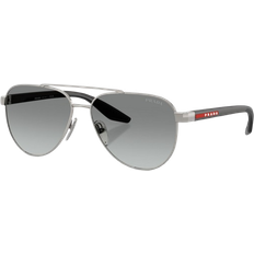 Prada Herre - Piloter Solbriller Prada Linea Rossa Solbriller Metal Grå 58mm - Grå