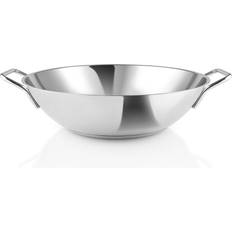 Rustfrit stål - Sandwichbunde Wokpander Eva Trio Trio Recycled Stainless Steel Wok 5 L 32cm