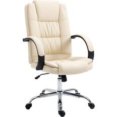 Vinsetto 921-137V70BG Beige Office Chair 124cm
